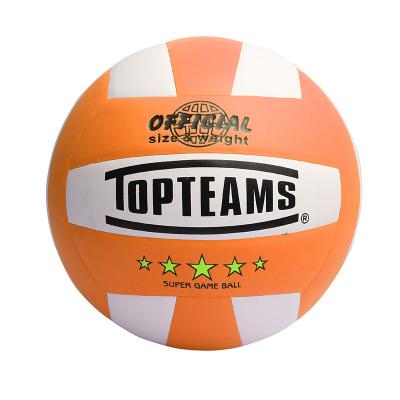 China Outdoor Custom Size 5 Beach Volleyball Entrance Examination Competition Inflatable Soft Dotted Voleibol Ball for sale