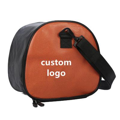 China Wieght Lightweight Basketball Bags With Custom Printing High Capacity PU Basketball Outdoor Portable Bag For Ladies for sale