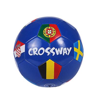 China Outdoor Football Most Popular Boys And Girls Practice Soccer PVC Football Size 5 for sale