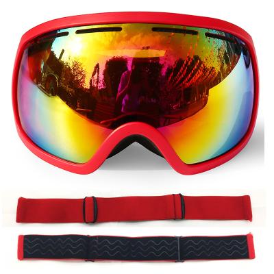 China Ski Eyewear Double Ski Glasses Durable Ski Glasses Wholesale Fashion Snow Ski Glasses Windproof Fog-Proof Outdoor for sale