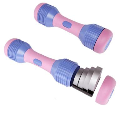 China Durable Custom Dumbbell Household Neoprene Adjustable Dumbbell Weights Portable Gym Equipment Dumbbells for sale