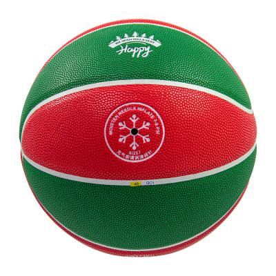 China Wholesale Outdoor Kids Ball Basket Practice Basketball Size7 Christmas Indoor And Outdoor Basketball for sale