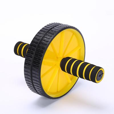 China Outdoor Multifunctional Abdominal Workout Wheel Gym Abdominal Muscle Chakras Suit Adult Home Sports Double Wheel Belly Wheel for sale