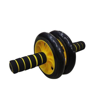 China Outdoor Hot Selling Exercise Fitness Abdominal Wheel For Household Mute Wheel Adult Indoor Double Abdomen Wheel for sale