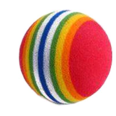 China Park Outdoor Custom Golf Balls High Stretch Indoor Rainbow Golf Ball For Adult Students Golf Practice Balls for sale