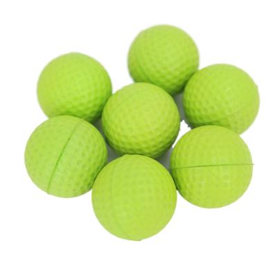 China Outdoor Golf Ball For Sale Sponge Golf Balls Kids Beginner Eva Green High Bounce Indoor Practice Golf Ball for sale