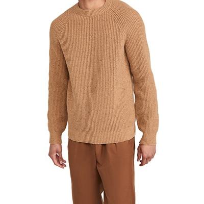 China Custom Sweater Anti-Wrinkle Men's Crewneck Loose and Comfortable Knitted Men's Long Sleeves Sweater Pullover OEM/ODM for sale