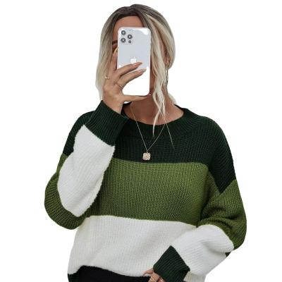 China 2022 Newest Fashion Anti-wrinkle Sweater Knit Top Oversized Multicolor Woman Sweater for sale