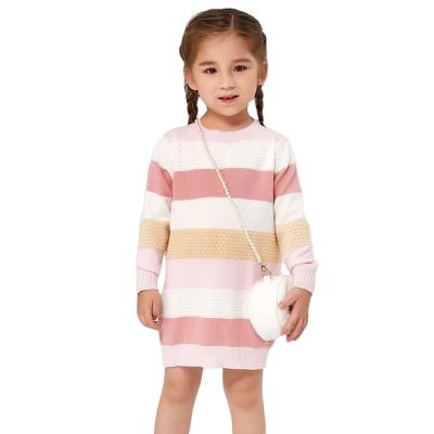 China Modest Manufacturer Straight Child Sweater Girl of the Original Babies' Dress Anti-Shrink for sale