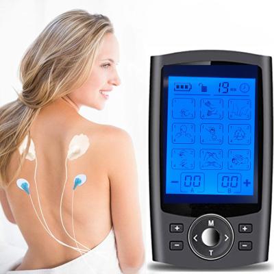 China 12 ten mode physiotherapy instrument with touch screen ab output double cervical spine lumbar meridian massage instrument 15*10*7 for sale