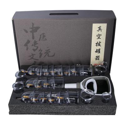 China Body Cupping Set Professional Chinese Acupoint Cupping Therapy Sets Portable , Suction Hijama Cupping Set With Magnetic Vacuum Pump for sale