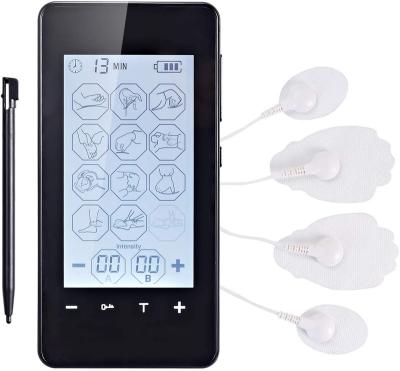 China OEM Factory White Needle Mini Pulse Body Massager Tens Acupuncture Therapy Machine EMS Portable Electric Muscle Stimulator 15*10*7 for sale