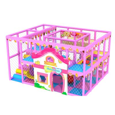 China Mini Indoor Playground Small Soft Playground Kids Candy Playground Wooden Popular Theme Children Indoor Soft Small Playground For Sale for sale