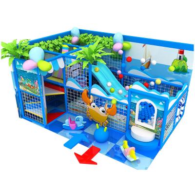 China Commercial Products Wooden Kids Preschools Park Plastic Slides Naughty Castle Soft Indoor Playground Playground for sale