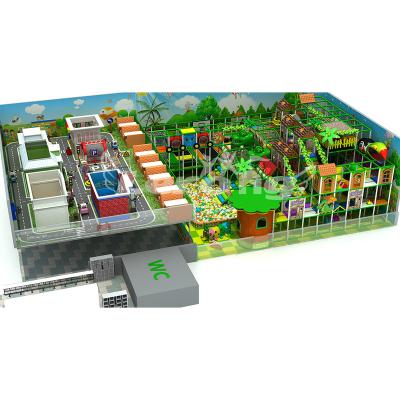 China Hot Sale Children Driving School Playground Equipment Kids Playground Equipment Wooden Indoor Traffic City for sale