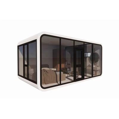 China Wall Rock Wool Sandwich Panel Modern Outdoor Portable Mobile Vessel Space Capsule Hotel House for sale