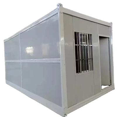 China Convenient Sandwich Panel Wall Flat Pack Prefab Houses For Construction Site Easy Setup for sale