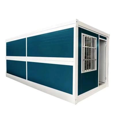 China Contemporary Design Flat Pack Folding Container Prefab House for Construction Site for sale