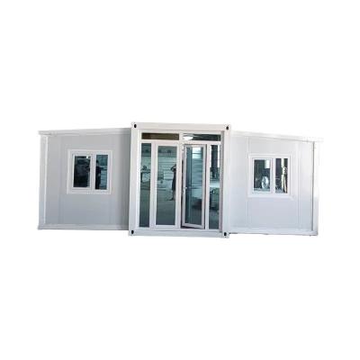 China Expand House With 20ft Double-Wing Container Room MGO Board Floor Luxury Style for sale