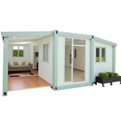 China 20ft Modern Container House with EPS Sandwich Panels Roof and Double-Wing Expansion for sale