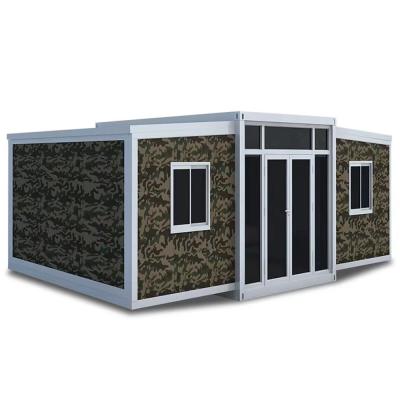 China Modern Design 20ft 40ft Double Wing Foldable Cabin for Outdoor and Customization for sale