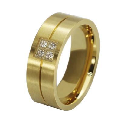 China 2021 Trendy European And American Fashion Party Rings With CZ Stone For Men for sale