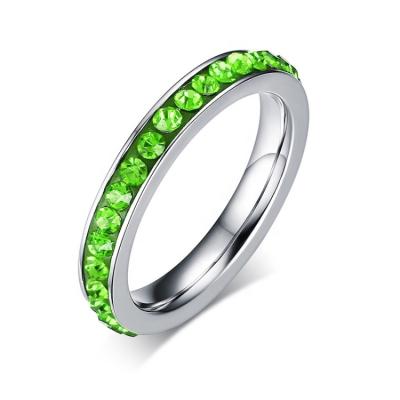 China Colorful Fashion Rings Game-do Trendy Full Stone Tail Rings With Rhinestone Custom Backed for sale