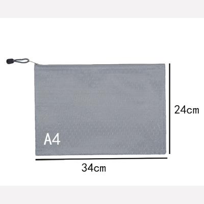 China Simple Gift Bag Literature Bag Promotional 600D Polyester Zipper Bag for sale