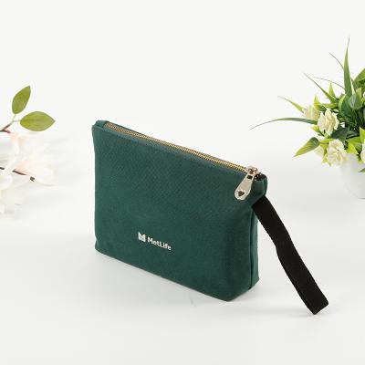 China Custom Fashion Womens Elegant Canvas Make Up Bag for sale