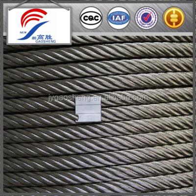 China Ungalvanized Rope 16MM Steel Wire Rope Used Steel Wire Rope For Crane 1370/1770 Mpa Tensile Strength Double Price Factory for sale