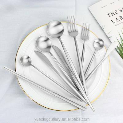 China Contemporary Contemporary Party 304 Stainless Steel Gold Silverware Set For Dinner Party Wholesale for sale