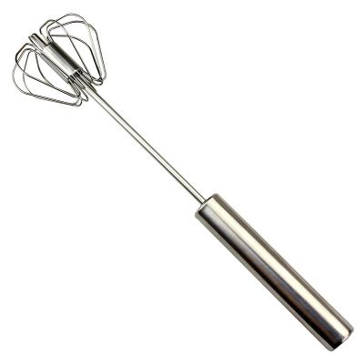 China Sustainable Sustainable Metal Kitchen Cakes Desserts Baking Tools Semi-automatic Stirrer Tool Egg Beater for sale