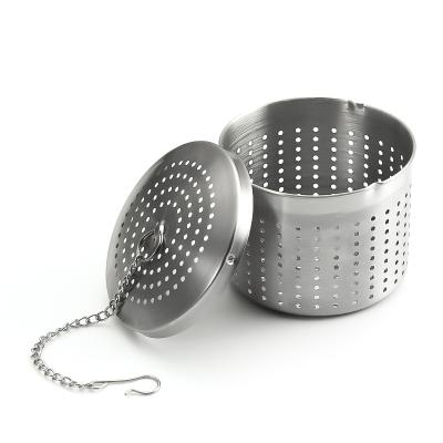 China Long Lasting Tea Infuser Strainer Stainless Steel Steeper Filter for sale