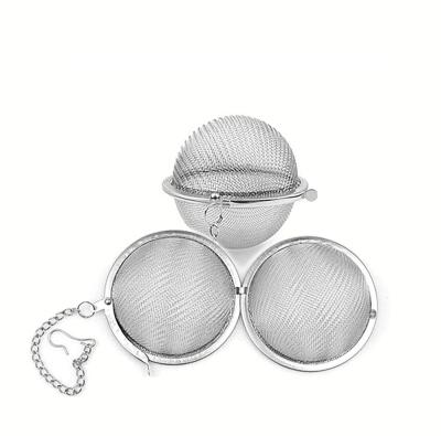 China Viable Tea Viable Mesh Stainless Steel Tea Ball Infuser Strainer Gold Infusers for sale