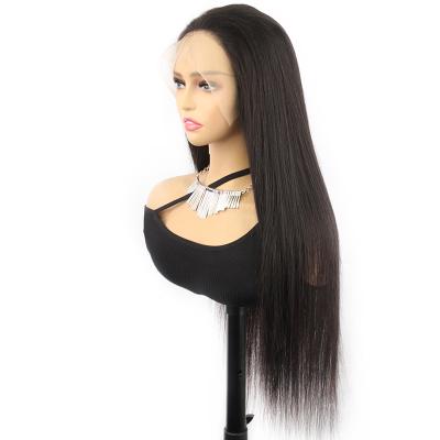 China Silky Straight Wave Vendors For Black Women Cuticle Aligned 12a Brazilian Hair 30 Inch 100 Lace Front Human Hair Virgin Transparent Black Wigs for sale