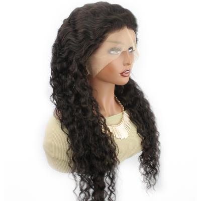 China Water Wave Ever Made Original Products Amazon Hair Knots 100% Bleached Pre Plucked Remi 200 Density HD Wavy Lace Up Peruvian Wigs for sale