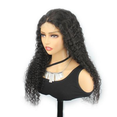 China Jerry Curl All categories hd lace and transparent virgin wholesale making jet black 100% long hair women supplies curly wig from Wuhan for sale