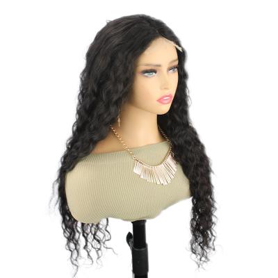 China High Density Bulk Water Wave Ready To Ship Top Selling Straightening Brazilian Black Wavy Virgin Human Hair Wig Virgin Thin Lace Top Online Hd for sale