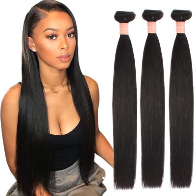 China Silky straight wave 12a very good cheap seller 100% unprocessed human weft raw straight Indian remy double cuticle lined single doner hair for sale