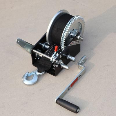 China BOAT 1200lbs 1600lbs 2000lbs 2500lbs Manual Boat Trailer Hand Winch for sale