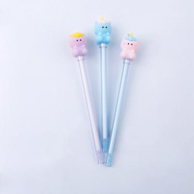 China Cute Foodie Normal Student Gel Pen Cute Unicorn Rainbow Student Writing Pen for sale