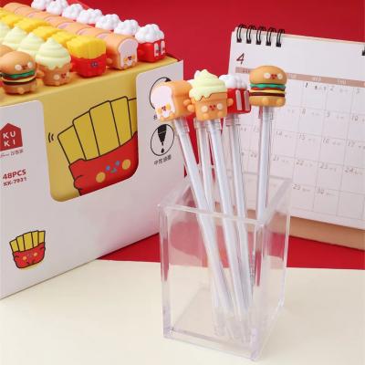 China Foodie normal funny family pen kids kuki erasable pen for girl gift school supplies stationery for sale