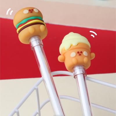 China Cute Foodie Normal Student Gel Pen Family Foodie Student Writing Pen for sale