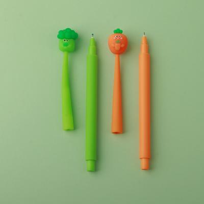 China Lovely Fashion Normal Style Soft Silica Gel Vegetable Shaking Shaking Pen for School Office Supplies Sta for sale