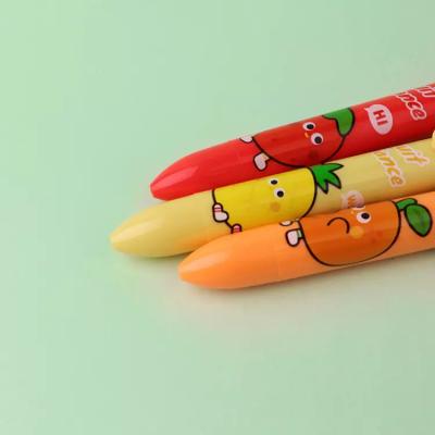 China KUKI Fruit Union Popular Pen Ball Multi Color Ball Pens For Kids Gift School Textbook Supplies Stationery Cute Tips for sale