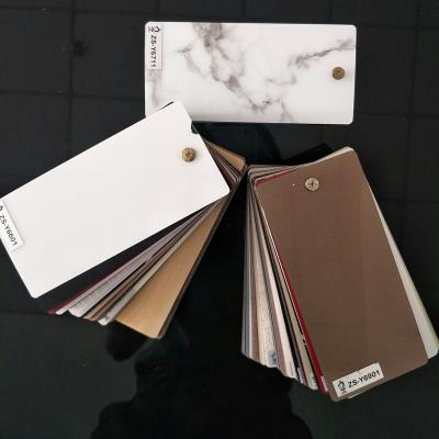 China Acrylic SAMPLES Catalog 0.8mm Acrylic Plastic Sheet Laser Cut High Gloss 75*160mm for sale