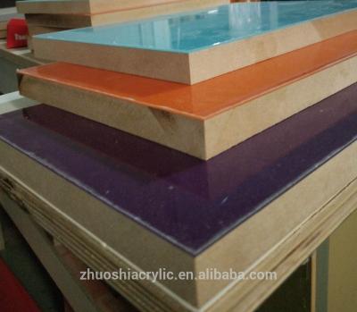 China MDF moisture proof board with solid color for cabinet /furniture for sale