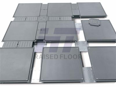 China Steel Low Profile Raised Floor Trucking For Wires 500 x 500 mm for sale