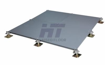 China Fire - Proof Carpet Building Steel Raised Floor Rigid 600mm x 600mm for sale