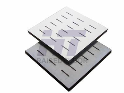 China Calcium Sulphate Conductive Perforated Raised Floor For Server Room PVC Finish for sale